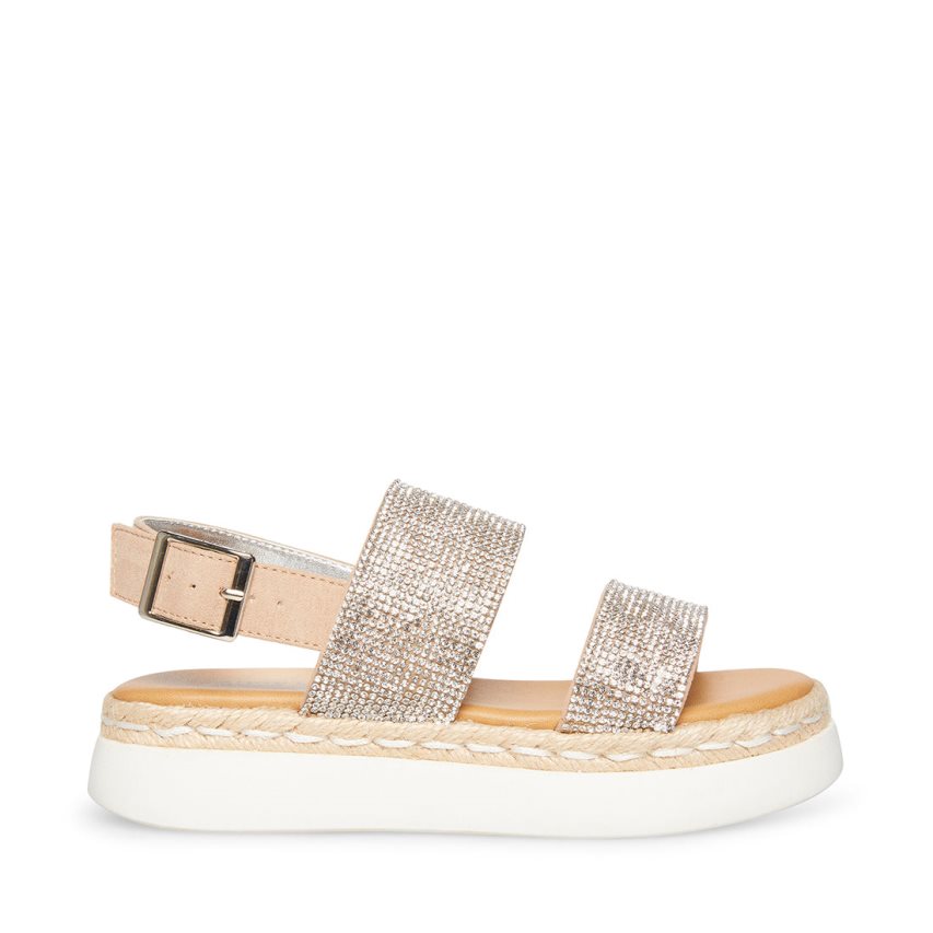 Sandalias de Plataforma Steve Madden Jaliana Niños Plateadas | ES SE368S